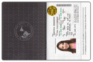 International Translation of Driver's License Booklet last page